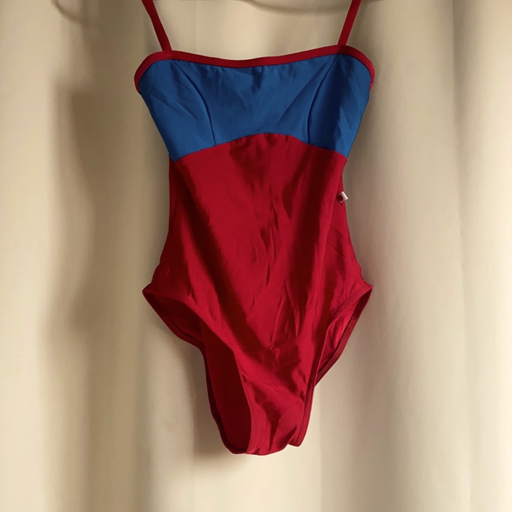 YUMIKO DENISE MEDIUM: red and turquoise